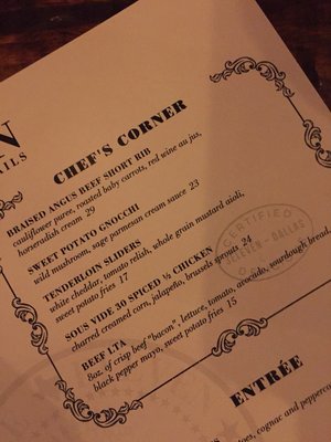 Menu photo 6 3Eleven Kitchen and Cocktails Dallas, TX Menu photo 6 3Eleven Kitchen and Cocktails Dallas, TX