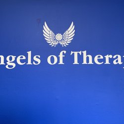 Angels of Therapy - Our accent wall at Angels of Therapy