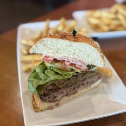 Mushroom Swiss Burger