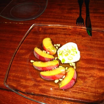 Serious Pie Downtown - peaches, burrata, pine nuts - Pizza Near Me - Seattle, Washington