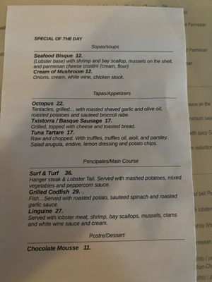 Menu photo 1 Bistro Mediterranean & Tapas Bar East Haven, CT