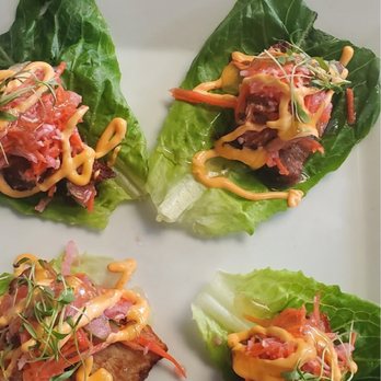 Celadon - Lettuce wrap pork belly - Seafood Near Me - Napa, California