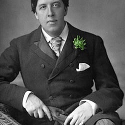 Oscar Wilde Tours - Oscar, with his green carnation (we put the green back in)