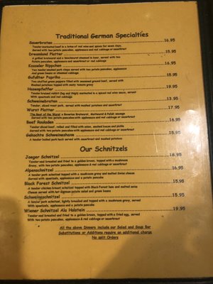 Menu photo 3 Dreamland Palace German Restaurant Waterloo, IL Menu photo 3 Dreamland Palace German Restaurant Waterloo, IL