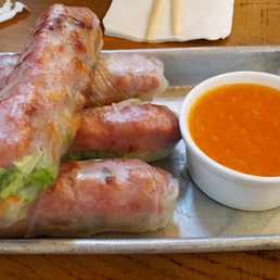 Nem Cuon (Charbroiled Nem with Shrimp Egg Rolls)
