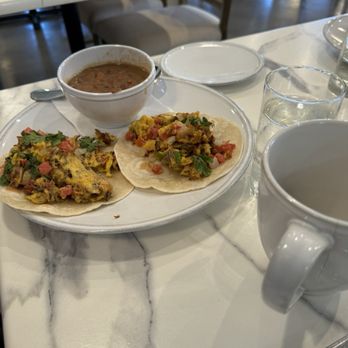 Mae Dunne Kitchen & Goods - Breakfast tacos with coffee. - Breakfast & Brunch Near Me - San Antonio, Texas Mae Dunne Kitchen & Goods - Breakfast tacos with coffee. - Breakfast & Brunch Near Me - San Antonio, Texas