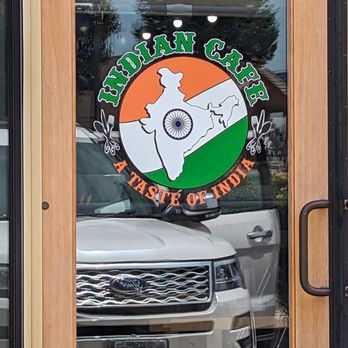Indian Cafe - Lodi - a white truck parked in front of the restaurant - Indian Near Me - Lodi, California
