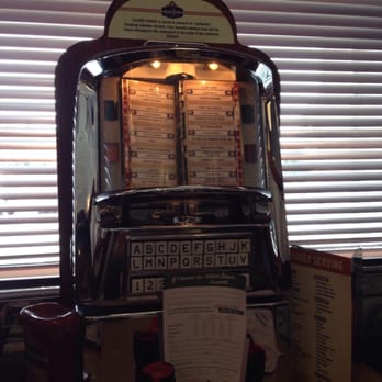 Silver Diner - Juke Box at each table. - New American Near Me - Waldorf, Maryland Silver Diner - Juke Box at each table. - New American Near Me - Waldorf, Maryland