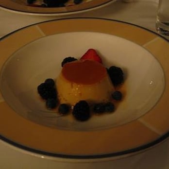 La Foret - Carmel Custard surrounded by fresh fruits - French Near Me - San Jose, California