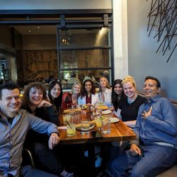 Margie Haber Studio - Another dinner on the last day with the beloved group :)