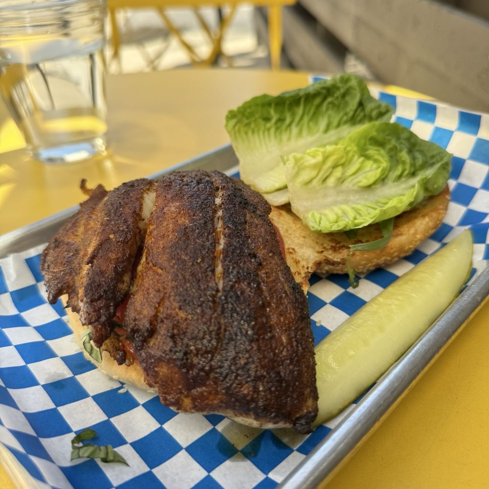 Fishmonger -Highlands - $20 BLACKENED GROUPER SANDWICH: signature sandwich is simple but delicious. - Seafood Markets Near Me - Atlanta, Georgia Fishmonger -Highlands - $20 BLACKENED GROUPER SANDWICH: signature sandwich is simple but delicious. - Seafood Markets Near Me - Atlanta, Georgia
