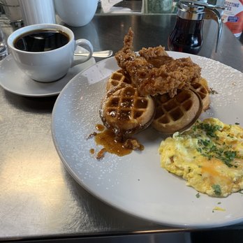 True Flavors Diner - Peach chicken and waffles - Diners Near Me - Durham, North Carolina True Flavors Diner - Peach chicken and waffles - Diners Near Me - Durham, North Carolina