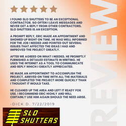 SLO Shutters