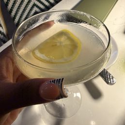 Lemon drop martini !