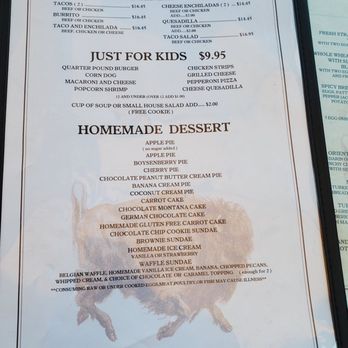 Janet's Montana Cafe - Page 5 of Menu, February 2024 - American Near Me - Alpine, California
