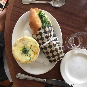 Tilikum Place Cafe - Sandwich and soup (french onion) combo - New American Near Me - Seattle, Washington