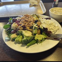 Jason's Deli - Garden Fresh Salad Bar with a cup of Chicken Pot Pie