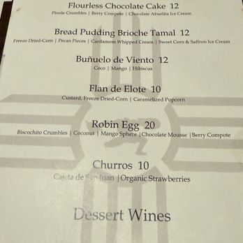 Zacatlán Restaurant - Dessert menu - Mexican Near Me - Santa Fe, New Mexico