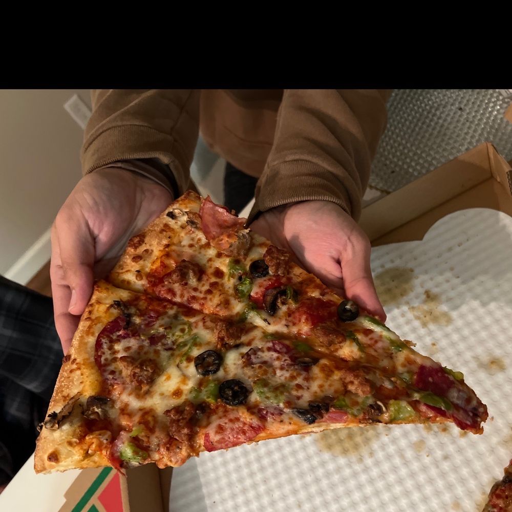 We got King Kong combination pizza, We got King Kong combination pizza,