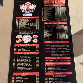 Mr and Mrs Crab - Menu - Seafood Near Me - Brandon, Florida