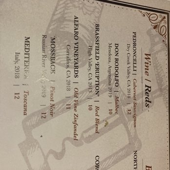 The Vesper - Menu - Cocktail Bars Near Me - Campbell, California