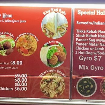 Indian King Biryani House - Menu - Food Trucks Near Me - New York, New York