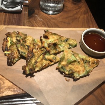 Haenyeo - Zucchini, Perilla Leaf Scallion Pancake - Korean Near Me - Brooklyn, New York