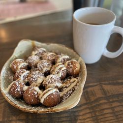 Salted caramel holey donuts
