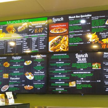 Munch Box - Close up of menu. - Breakfast & Brunch Near Me - Henderson, Nevada Munch Box - Close up of menu. - Breakfast & Brunch Near Me - Henderson, Nevada