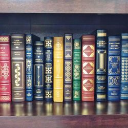 Pequod Used Books - Lots of leatherbound classic literature!