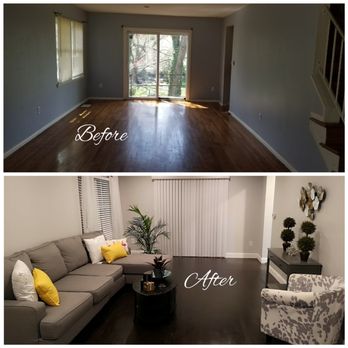 Designs By Margaret - Living Room Remodel - Home Staging Near Me