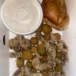 Bush's Chicken! - 12 gizzard w okra meal. They are tiny & the box looks empty. This is supposed to be worth $13.