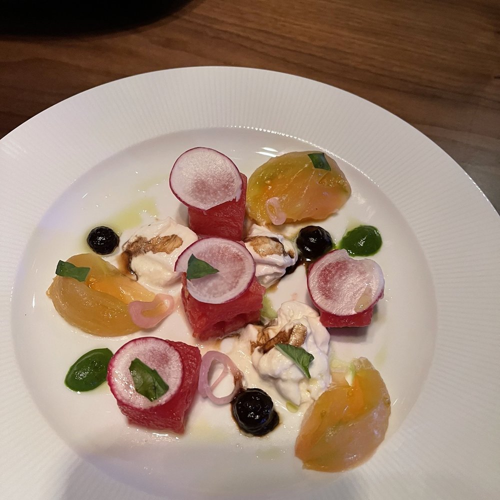 Reverence - Watermelon Caprese - New American Near Me - Atlanta, Georgia Reverence - Watermelon Caprese - New American Near Me - Atlanta, Georgia