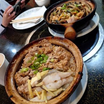The Claypot House - Salted fish with pork patty (#10) in front. - Chinese Near Me - San Francisco, California The Claypot House - Salted fish with pork patty (#10) in front. - Chinese Near Me - San Francisco, California