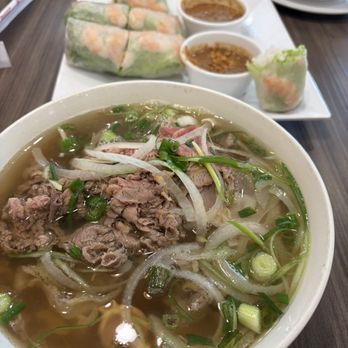 Pho 45 - Number One Pho, good portion. Spring rolls really big and rolled well! - Noodles Near Me - Pico Rivera, California