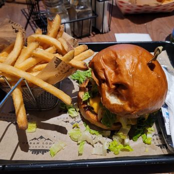 Urban Lodge Brewing - Fries and smash cheese burger - Brewpubs Near Me - Hartford, Connecticut Urban Lodge Brewing - Fries and smash cheese burger - Brewpubs Near Me - Hartford, Connecticut