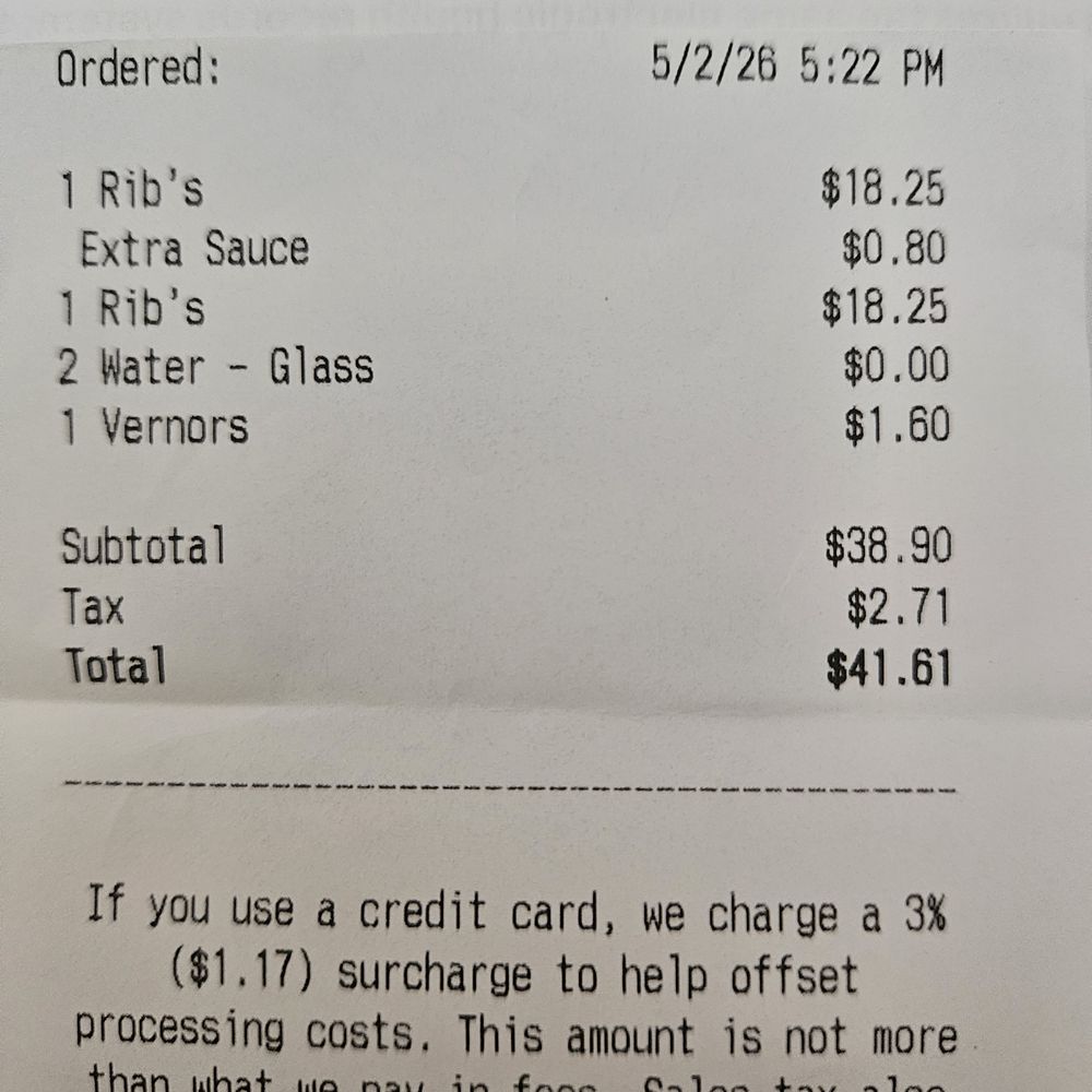 New Riegel Cafe - Our receipt on 5/2/2026 - Cafes Near Me - New Riegel, Ohio New Riegel Cafe - Our receipt on 5/2/2026 - Cafes Near Me - New Riegel, Ohio