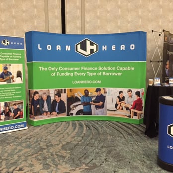 AlphaPrint - LoanHero Tradeshow Booth - Customized Merchandise Near Me - San Diego, California