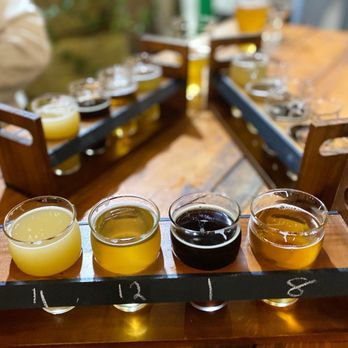 Monkey Wrench Brewing Co - Beer flight - Breweries Near Me - Suwanee, Georgia