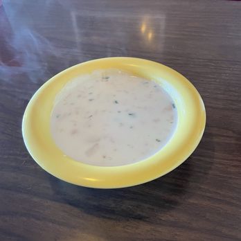 Pryor's Restaurant - Bowl of clam chowder - Seafood Near Me - Otis Orchards, Washington Pryor's Restaurant - Bowl of clam chowder - Seafood Near Me - Otis Orchards, Washington
