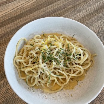 Apolonia - Bucatini carbonara - Modern European Near Me - Chicago, Illinois Apolonia - Bucatini carbonara - Modern European Near Me - Chicago, Illinois