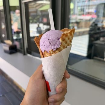 Smitten Ice Cream - Ube Ice Cream in a Waffle Cone - Ice Cream & Frozen Yogurt Near Me - San Jose, California Smitten Ice Cream - Ube Ice Cream in a Waffle Cone - Ice Cream & Frozen Yogurt Near Me - San Jose, California