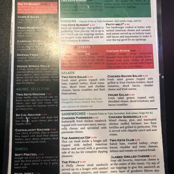 Two Keys Tavern - Food menu - American Near Me - Ladson, South Carolina