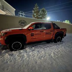 Paoli Peaks - Front entrance with the Paoli Peaks logo and Toyota sponsored truck.