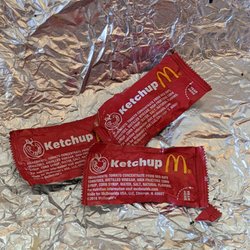 Bagels In The Boro Deli & Grill - Y'all really can't spring for your own ketchup packets? really? mcdonald's hand-me-downs??? oof.