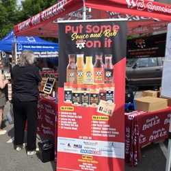 Main Street Saturday Market - Some sauces from a local food truck called " Smokin Buttz" The truck is all around Nashville. Go to website for schedule