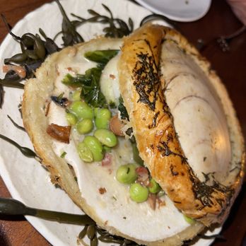 Canoe - Scallop en croute - Canadian (New) Near Me - Toronto, Ontario Canoe - Scallop en croute - Canadian (New) Near Me - Toronto, Ontario