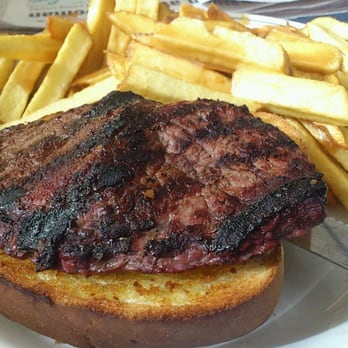 Husky House Restaurant - a steak sandwich and french fries - Burgers Near Me - Chilliwack, British Columbia