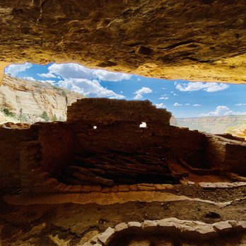 Mesa Verde National Park - View from inside Long House - Parks Near Me