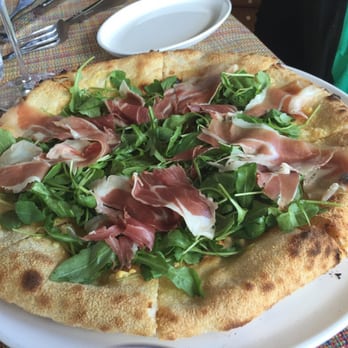 Auberge du Soleil - Pulled dough pizza- with arugula and prosciutto - Hotels Near Me - Rutherford, California